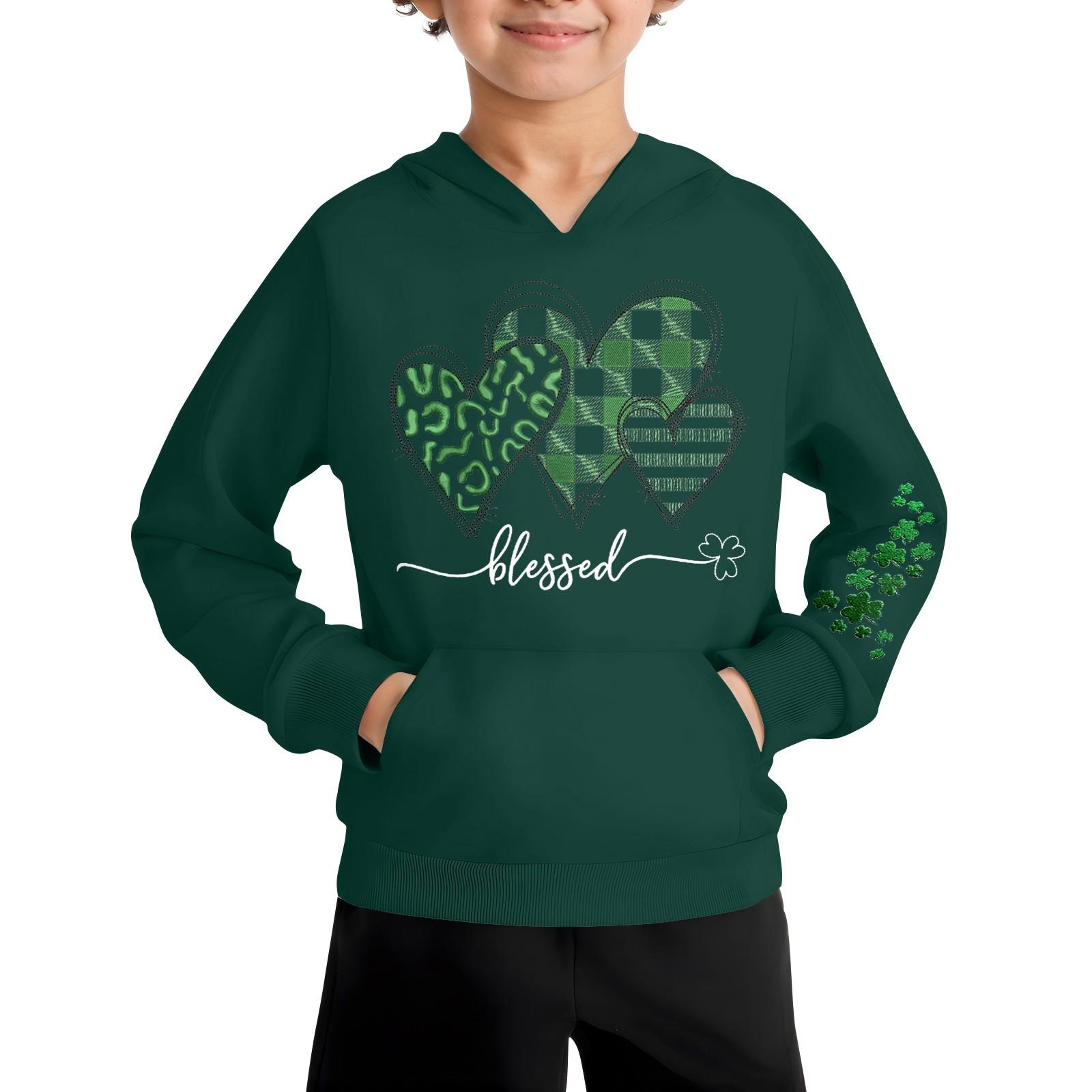 

Повседневная модная толстовка с длинным рукавом и капюшоном с карманом для мальчиков 120