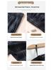 New Autumn/Winter Plus-Size Plaid Wool A-Line Midi Skirt for Women with Slimming Wide Hem