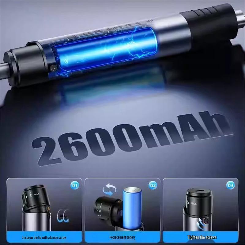 FNIRSI HS-03 Wireless Electric Soldering Iron - Constant Temperature, Compact for Household Repairs