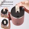 Drop-Proof 304 Stainless Steel Mug with Lid for Home, Office, or Dorm Use