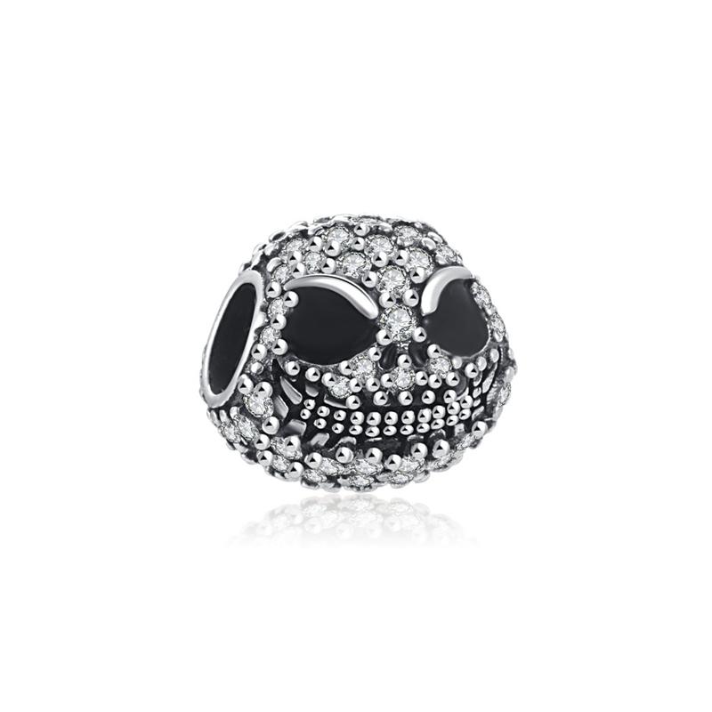 Diy Ghost Pumpkin Head Halloween Series Charm Bead Pendant Applicable To Original European Plating Copper Jewelry Gift