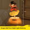 Dragon Ball Anime Figure Goku Rotating Night Light Room Decor Ornament Lamp Birthday Gift Toy & Hobby Action Figure Collectible