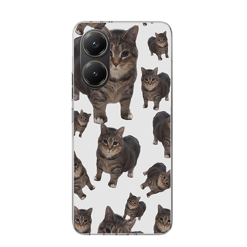 Crying Cat Memes Phone Case For Xiaomi Poco X7 X6 X5 Pro F7 Ultra Redmi 15C 15 13 13C 12 12C 10 10A 10C 9 9A 9C 9T Cover Poco X7