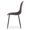 WAT chair coffee / black legs x 1