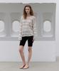 Toabe Net Loose Multi-Stripe Knit (Pink)