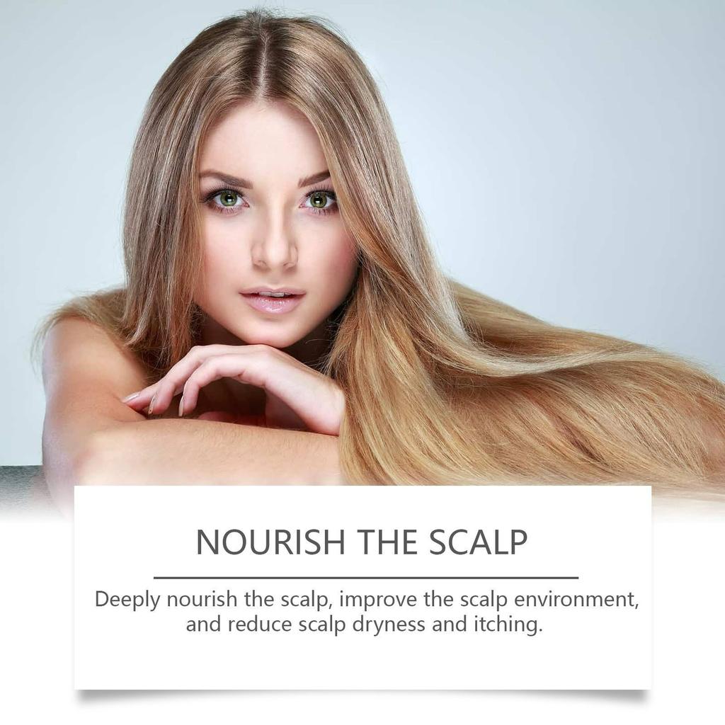 Odżywczy Olejek do Włosów w Rollerze Pielęgnacja Puszące się Gładkie Mocne Włosy Olejek w Rollerze Nawilżający Redukujący Suchość i Niedobór Wody.10ML