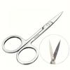 Professional Stainless Steel Eyebrow Scissors Sharp Blades for Precise Facial Hair, Eyebrows Beard, Nose Nail & Foot Grooming
