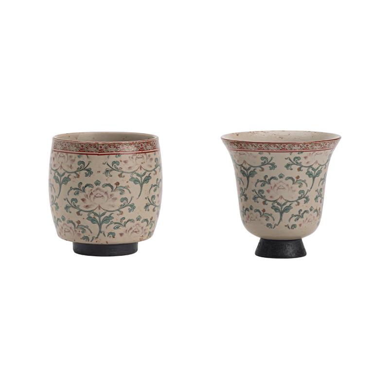 Su s Ceramic Dunhuang Aesthetic Couple Teacup Set