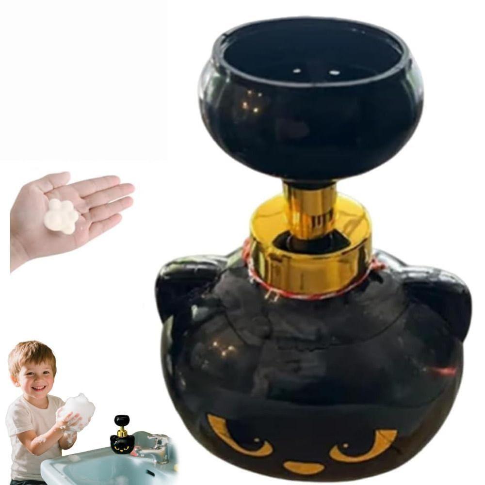 Large Capacity Cat Paw Foam Soap Dispenser Paw-Shaped Black Foaming Pump Bottles