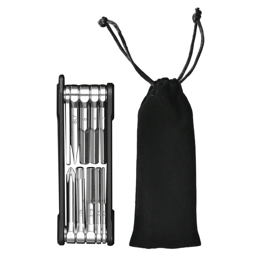 YELANGU LW-A02 10-in-1 Aluminum Alloy + Steel Multi-Function Wrenches Portable Repairing Tool A