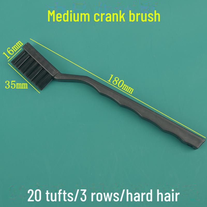 Ensemble de brosses antistatiques pour nettoyer téléphone, ordinateur, poussière de clavier et cartes PCB avec manche rond coudé