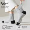 MiiOW 5 Pairs of Men's Socks, Summer 100% Pure Cotton, Contrasting Color Mid-Calf Socks, Sports Odor-Resistant Cotton Socks