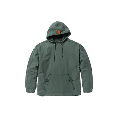 Timberland Solid Color Fleece Thick Loose Hooded Sweatshirt Unisex Sweatshirt Balsam-Green A619D-392