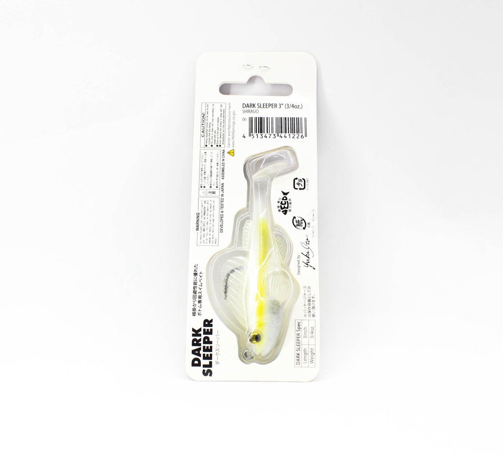 Megabass Soft Lure Dark Sleeper 3 Inch 3/4 oz Shirauo (1226)