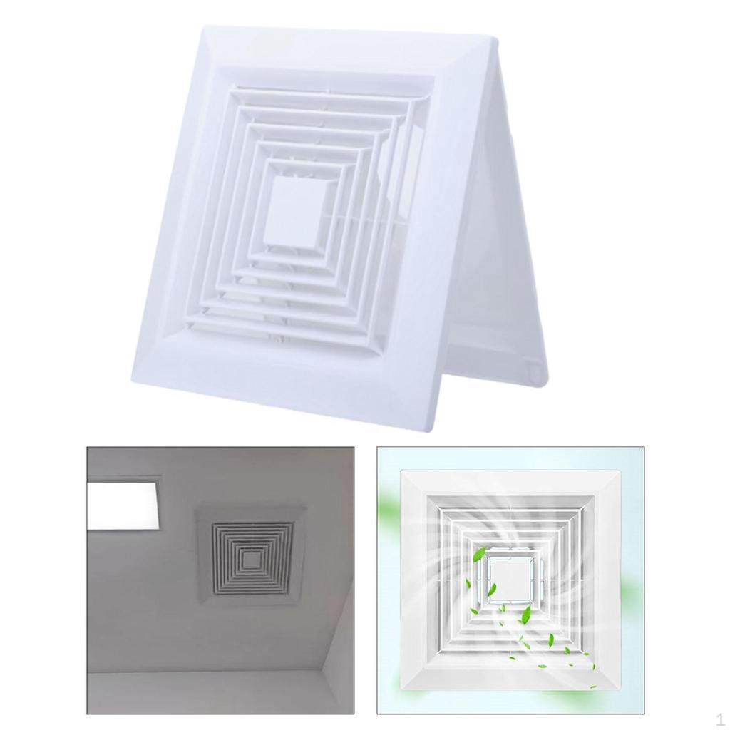 Square Air Vent Cover Conditioner Outlet Exhaust Fan Grille for Factories