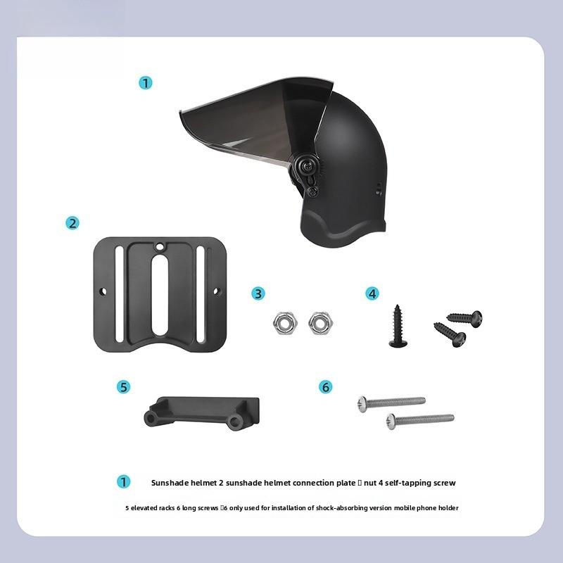 Nstar Navigation Mobile Phone Holder Helmet Sunshade Battery Car Waterproof Rider Motorcycle Holder Mobile Phone Rain Cover