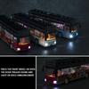 1/50 Scale Υπαίθριο Tour Bus Diecast Car Model Toy, Pull Back Toy Vehicle with Sound and Light for Kids Toddler Boys Girls Gift Collection