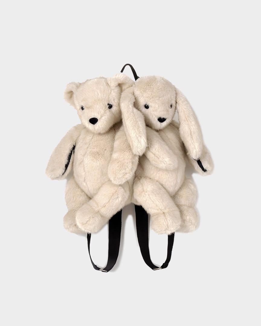 

[Б/У] Плюшевый рюкзак бежевый