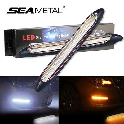 LED Car Daytime Running Light DRL Daylight Lamp Turn Signal Lights