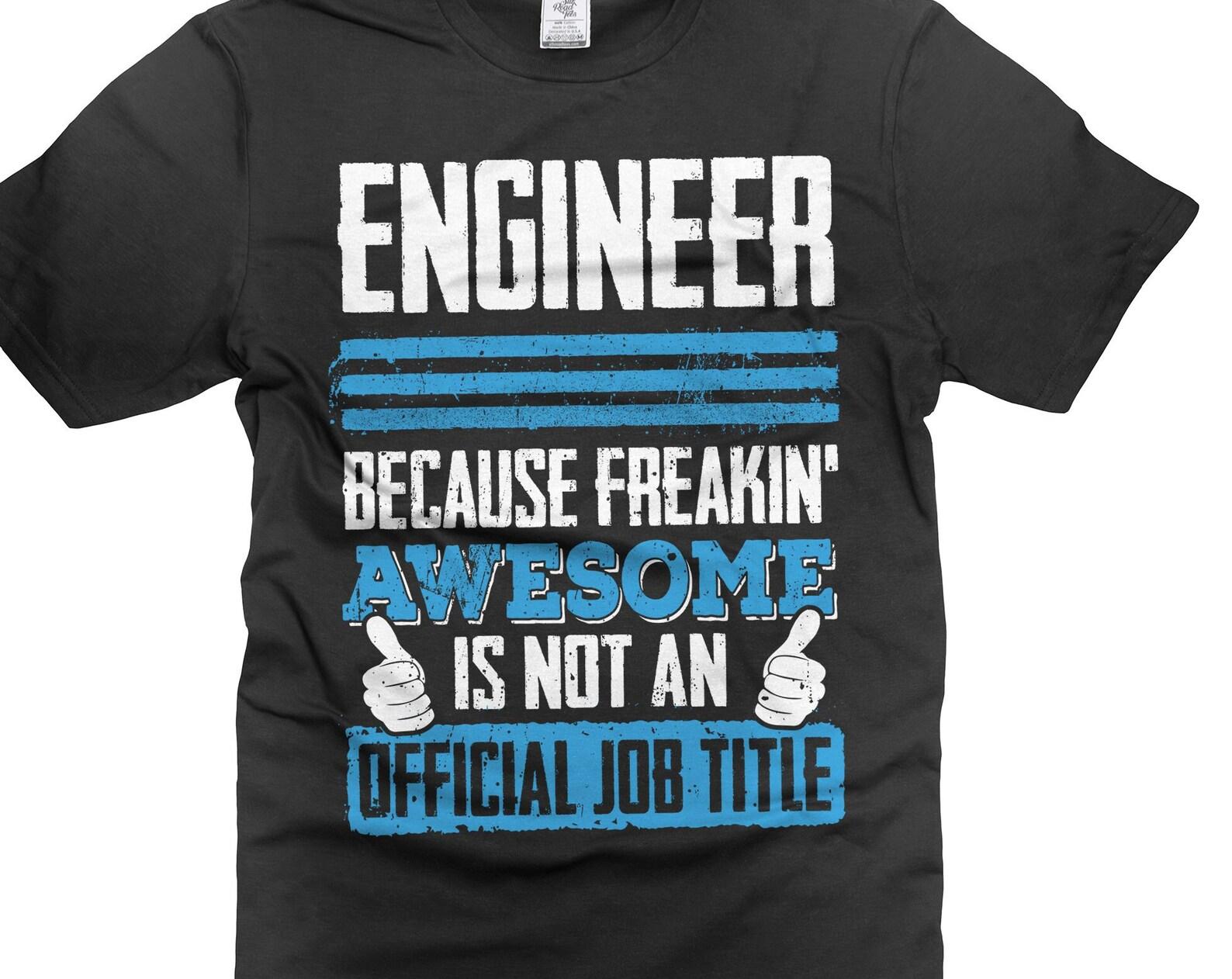 Mens Engineer T-Shirt Engineer Job Title Shirt Engineer Dad Shirt Father s Day Gift Dad Birthday GifT-Shirt Engineer Husband T-Shirts 4XL