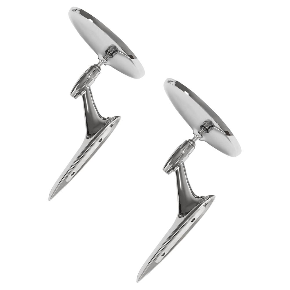 Chrome Steel Mirror for Chevrolet Corvair Nova 62-65