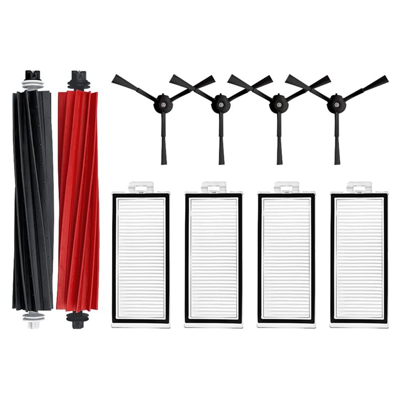 

AEE4-Roller Main Side Brush Hepa Filter For Roborock Q8 Max,Q8 Max+ Replacement Spare Parts