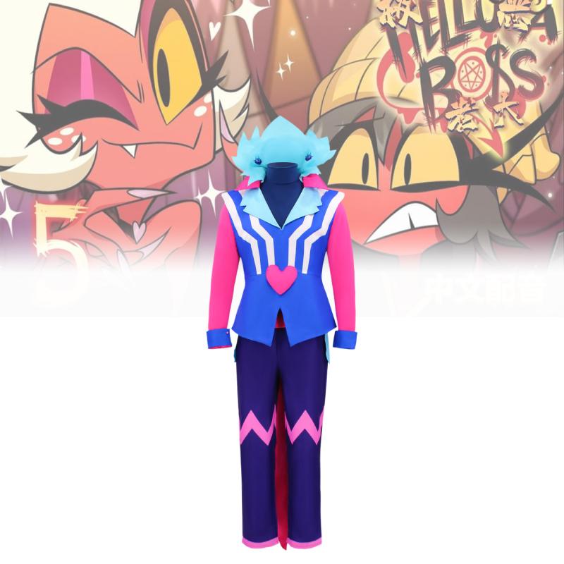 Helluva Hazbin Hotel Boss Cosplay Costume Spandex Material Outfit Performance