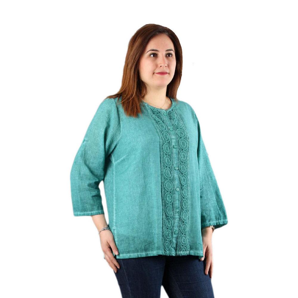 ethnic blue sweater