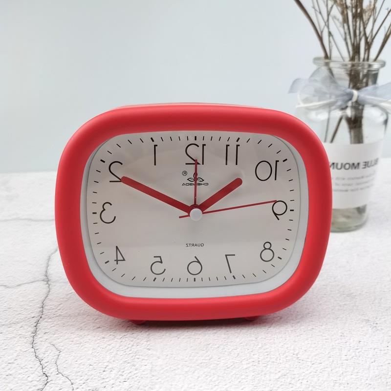 Simple Matte Clock Children's Bedside Clock Dripping Alarm Clock Color Life Sales Clock A111 Gray
