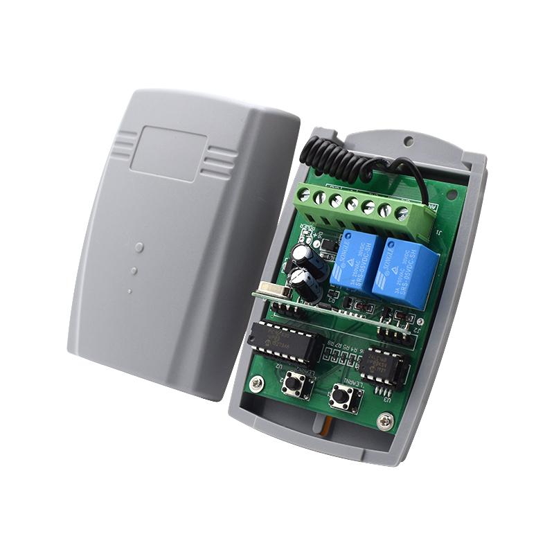 Garagentor-Fernbedienungsempfänger 433,42 MHz 2-Kanal 433,92 MHz Automatischer Rollladenempfänger