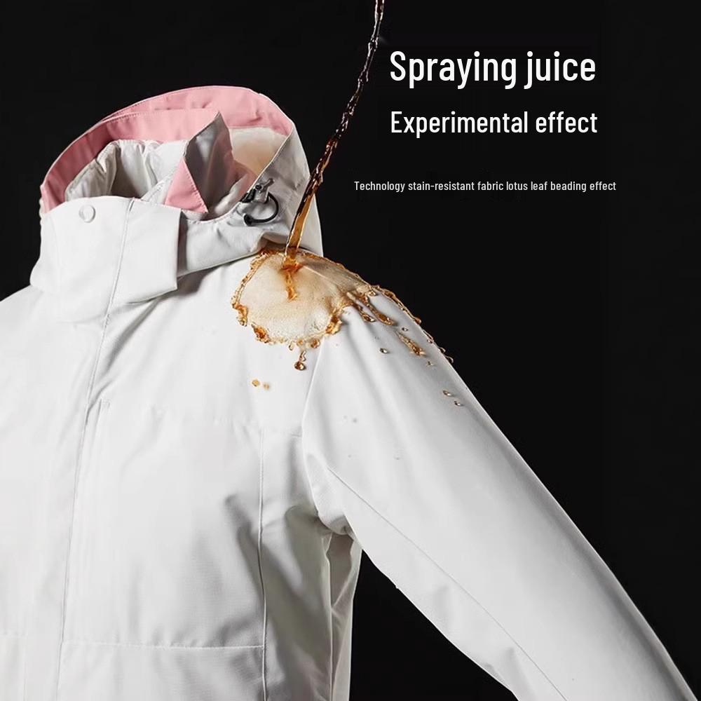 Camel Outdoor Women's 3-in-1 Waterproof Down Parka for Winter Hiking & Mountaineering