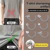 Adjustable Clothing Clips for Women in Sets of 2/6pcs - Perfect for Shortening Sleeves Instantly, Suitable for Shirts, Skirts
