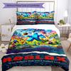 Roblox Bedding Set Breathable Duvet Cover with Pillowcases Decorative Bed Linen for Bedroom Home Decoration Birthday Gift