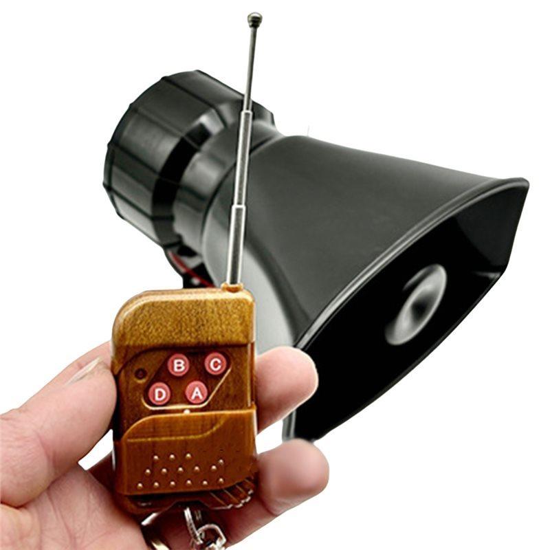 Alarm Horn 12V Car With 7 Tones Wireless Remote Control For Motorcycle Modified Vehicle Loudspeaker Horn