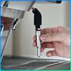 Buse Vapeur Anti-Rouille Mousseur à Lait Tube Intérieur en Mousse Lavable Acier Inoxydable Buse de Machine à Café pour Delonghi Dedica