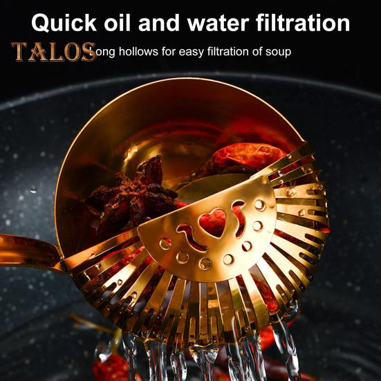 Nerezová skimmerová lžíce na smažení Vaření 2 v 1 štěrbinová lžíce s dlouhou rukojetí Cedník sítko Naběračka na těstoviny Hotpot nudle