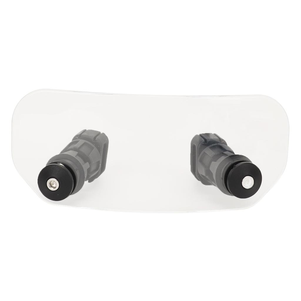 Motorcycle Windscreen Adjustable Protective Noise Reduction Windshield Wind Deflector for Motorbike