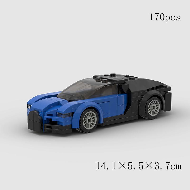 MOC Classical Speed Old Car City Super Racer Model Building Blocks Technical Sports Racing Vehicle Bricks Christmas gift Kid Toy