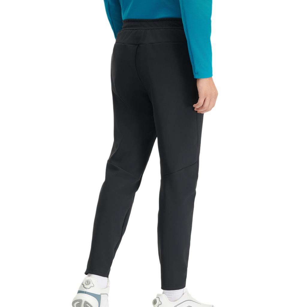 FILA Comfortable Simple Fashion Versatile Solid Color Knitted Sports Pants Men bottoms Deep-Black A11M441611A-BK