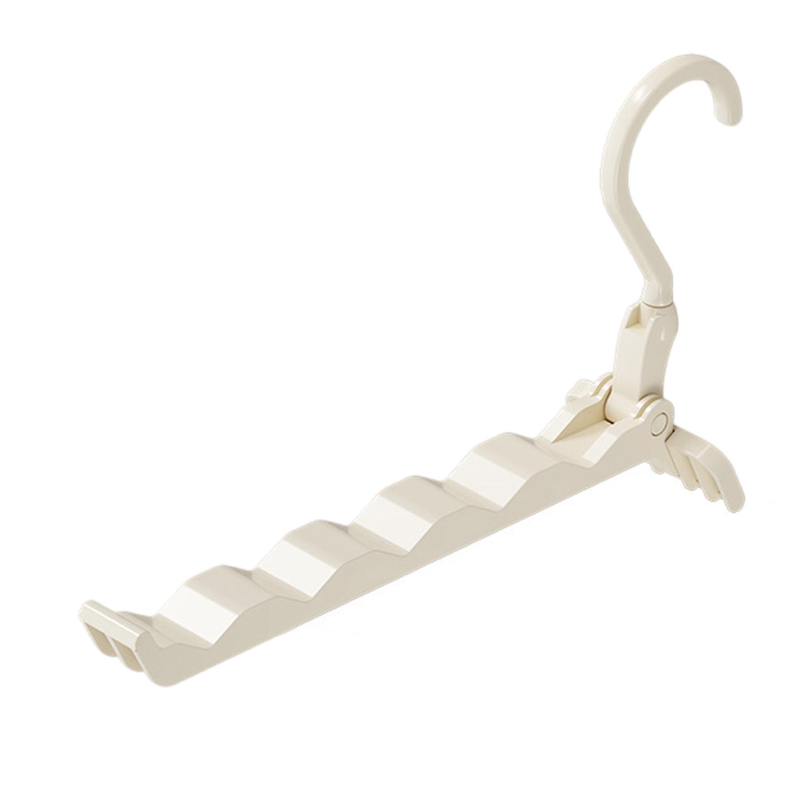 Складная сушилка для одежды с 5 дорожными вешалками экономящая место из нержавеющего пластика для дома и путешествий для ежедневного использования 1 607₽