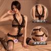 Sex Underwear Sexy Female Leopard Print One-piece Perspective Passion Free Lace Suit Small Breast Women's Uniform