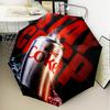 Stay Crisp Coke Umbrella Folding Umbrella, Automatic Umbrella 8-Frame for Travel, Camping Use Gift for Halloween Christmas