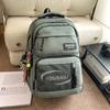Schoolbag1011 New Japanese Tooling Style Schoolbag for Boys = High School Students, Large-capacity Spine Protection Backpack