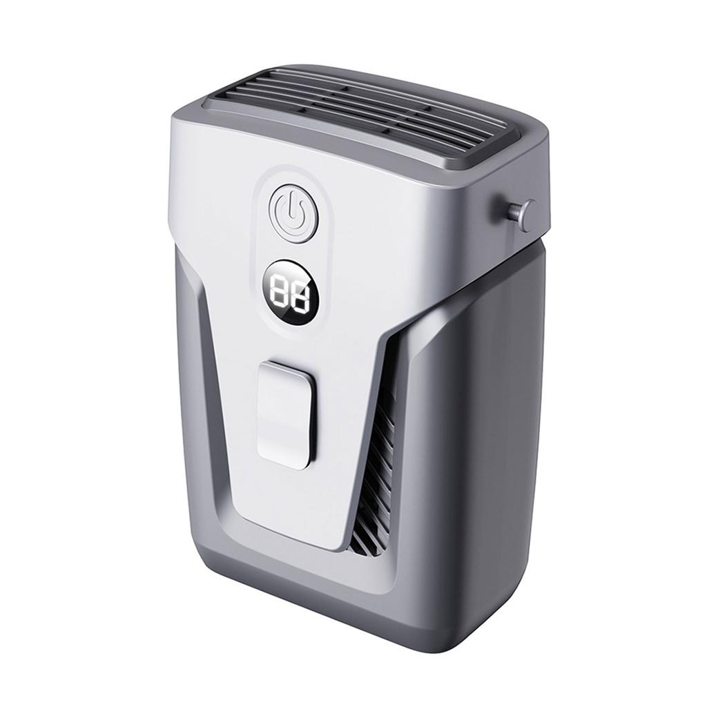 12000mAh Portable Waist Fan USB Rechargeable Air Conditioner Bladeless Mute Hanging Neck Fan Summer Mini Fan for Outdoor