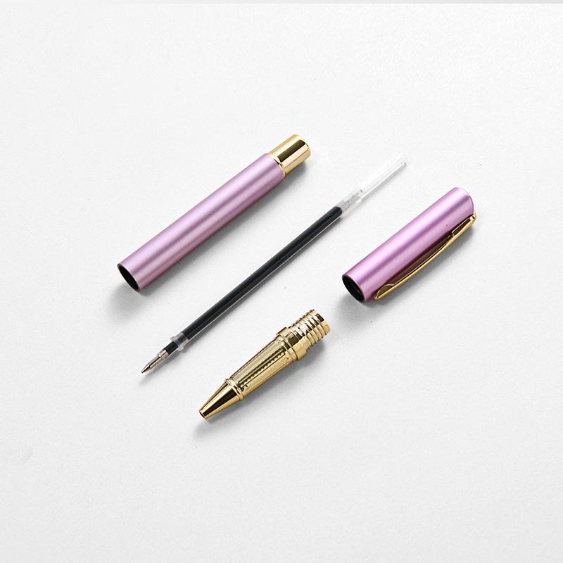 Premium Business Office Stationery Set: Metal Ballpoint Pen with Custom Logo Printing for Events