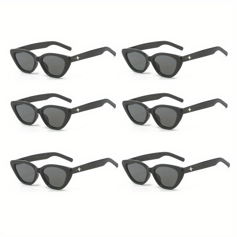 

6pcs New Fashion Sunglasses Cat s Eye Fashion Women s Sunglasses Outdoor Driving Sunshade Travel Glasses