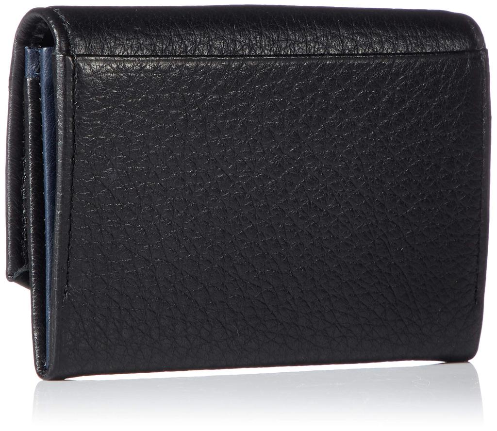 Lanvin Collection Deer Skin Coin Purse, Men's Wallet, Made in Japan with Selected Deerskin Leather, Two-Layer Coin Compartment, Black