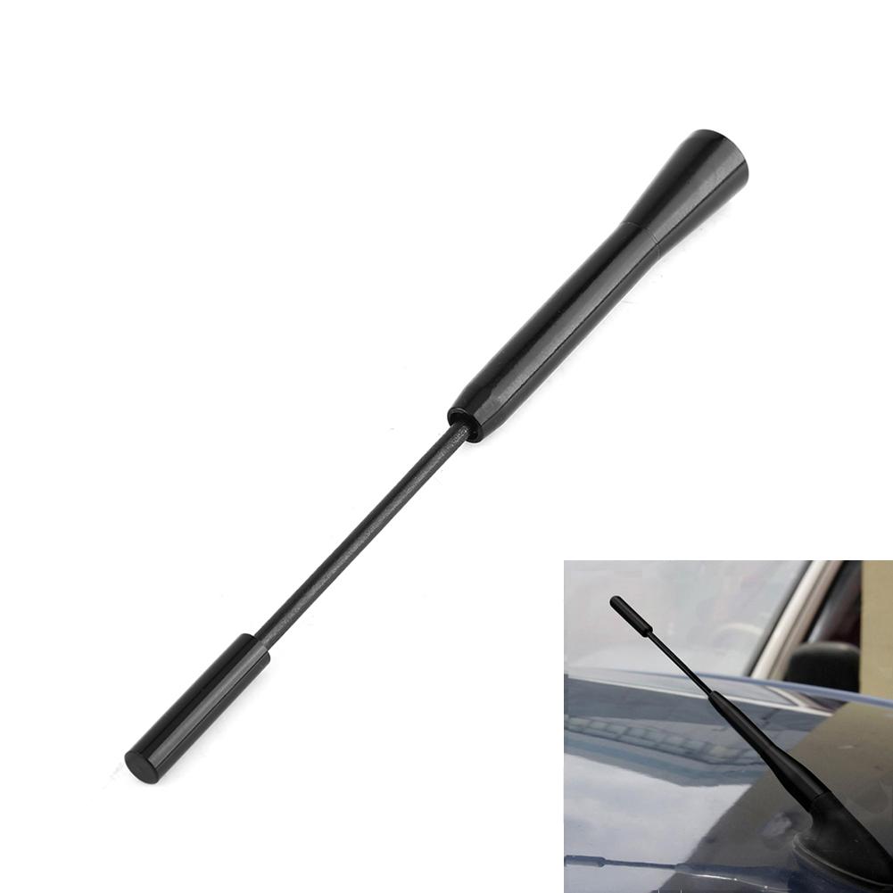 Car Three Sections Extendable Alloy Bee Sting Radio Roof Mast Aerial Ariel AM/FM Silver