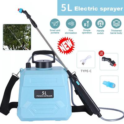 Portable Electric Garden Pump Sprayer Backpack 5L High Pressure Small Pesticide Spray For Farm Orchard Garden Accessories Tool