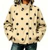 Women's Polka Dot Print Jacket Street Casual Outerwear